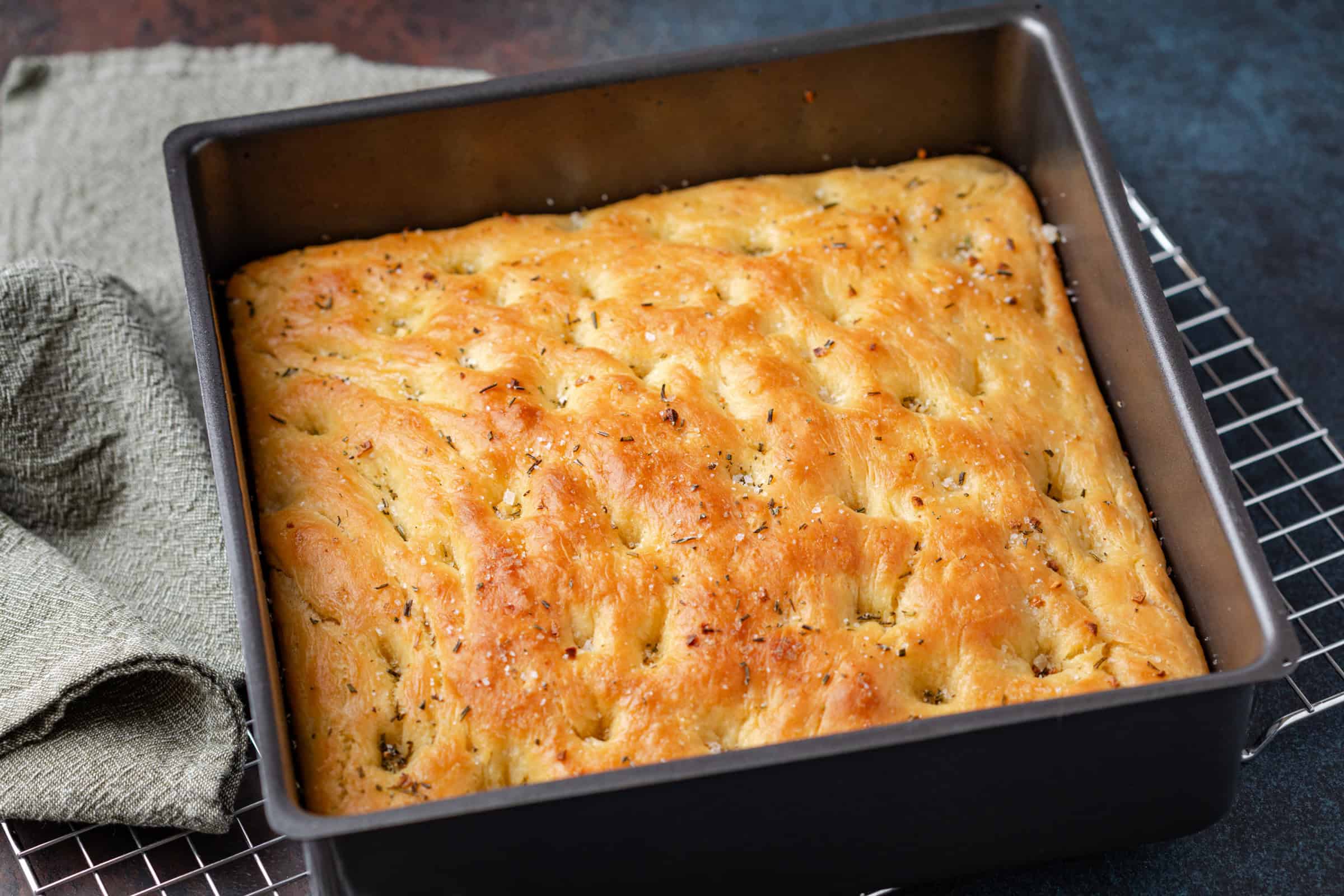 Zelf focaccia maken
