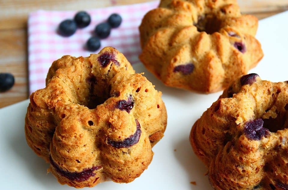 Bosbessen cakejes