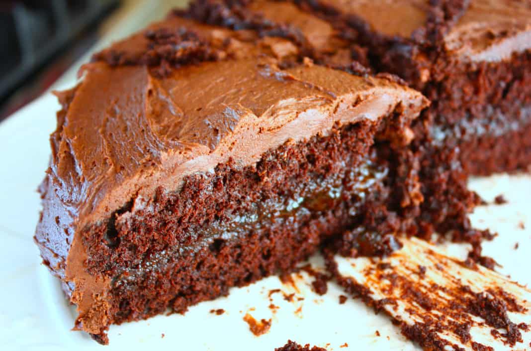 Dubbele chocoladetaart met sinaasappel