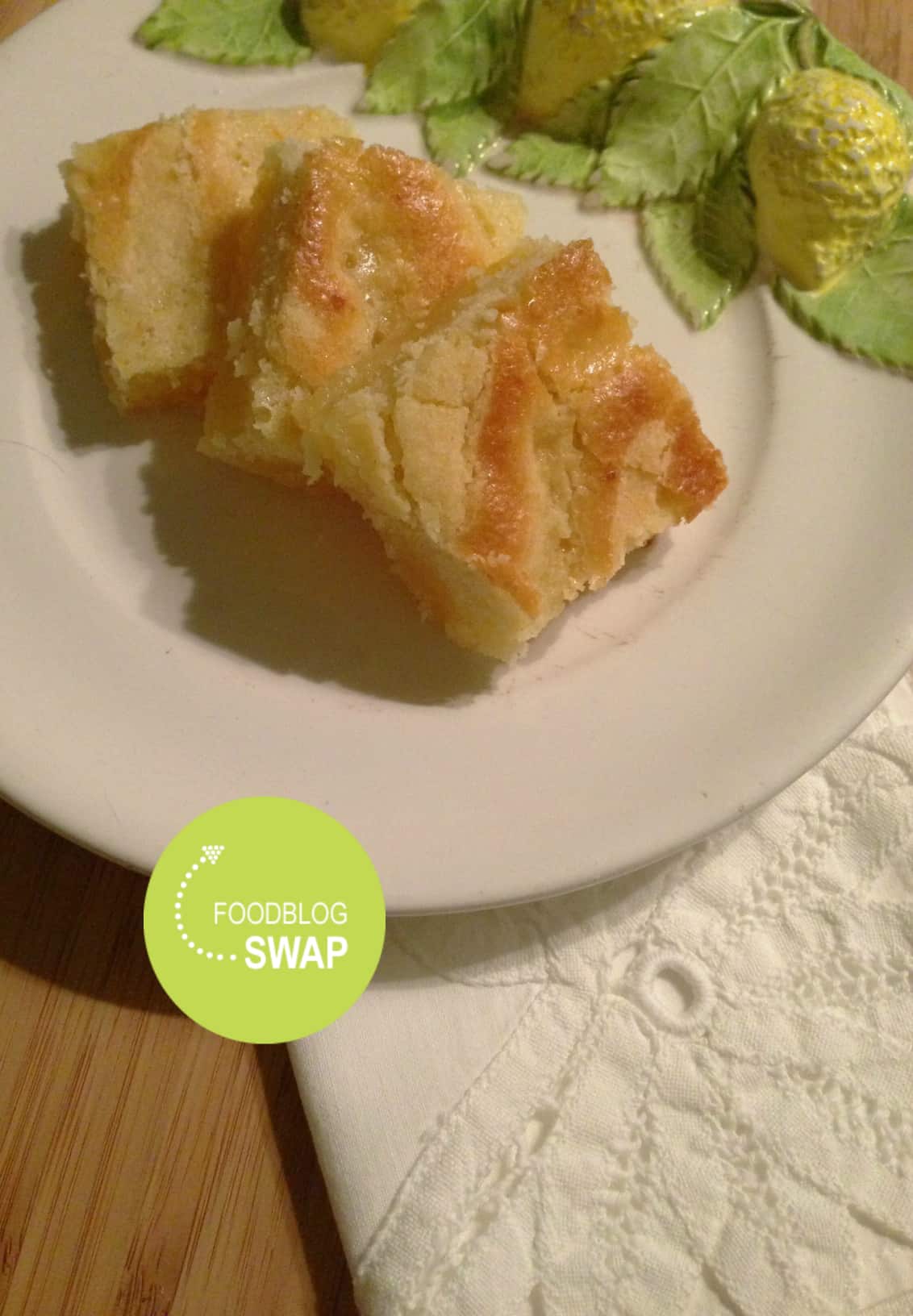 Foodblogswap: Sticky citroen brownie van SJ Kitchen