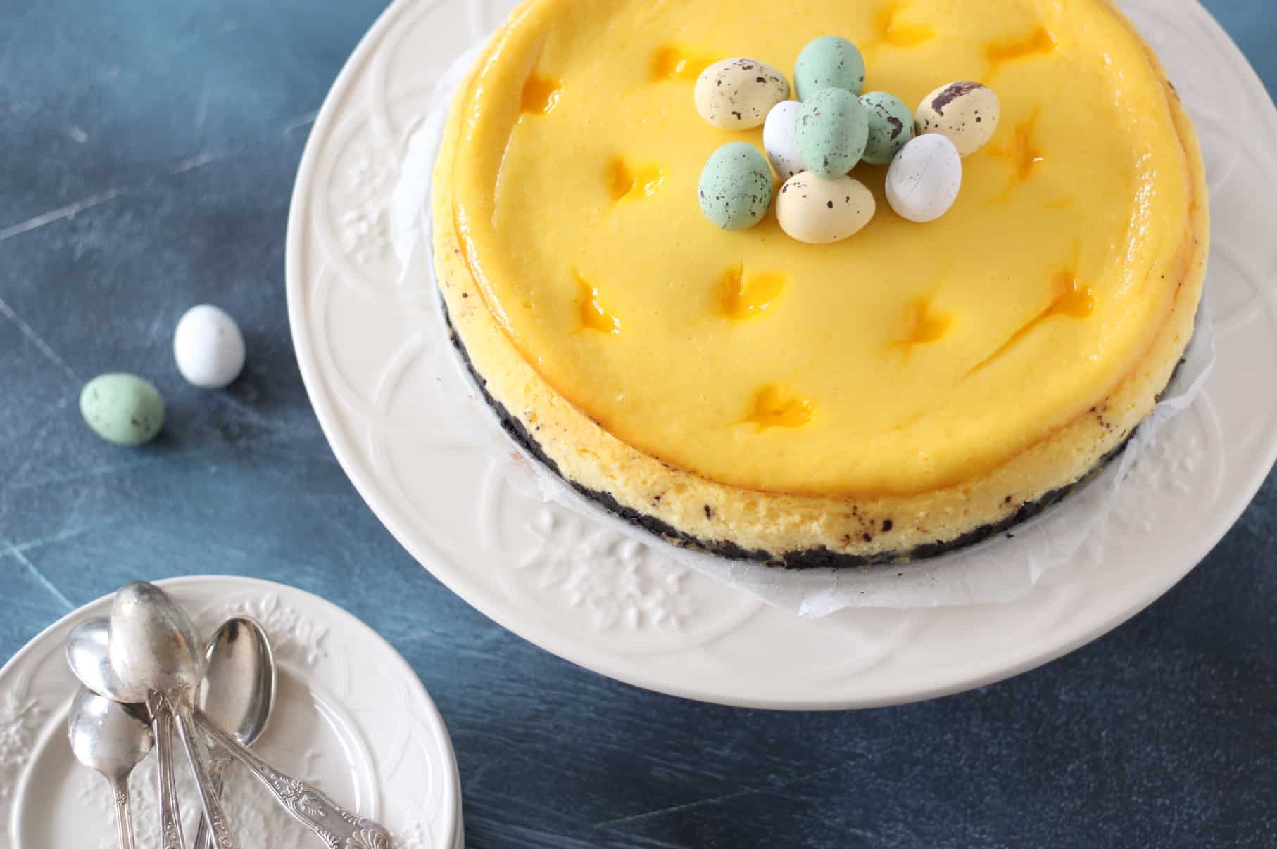 Advocaat cheesecake met Oreo bodem