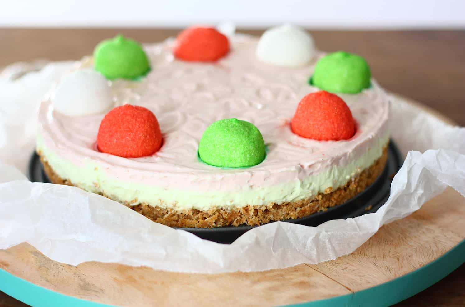No-bake marshmallow cheesecake