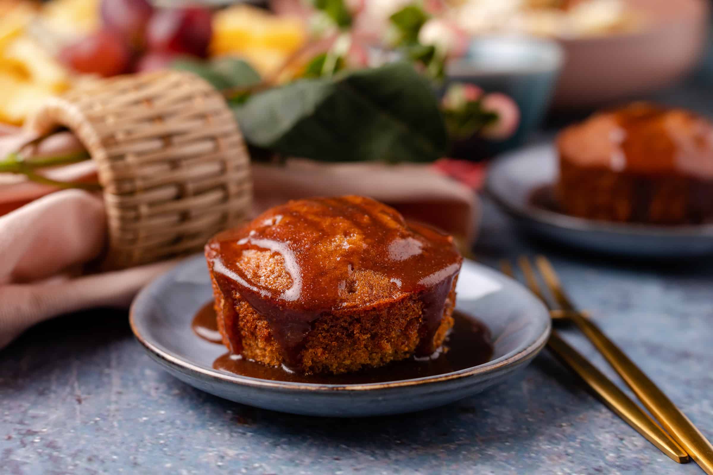 Mini sticky toffee pudding