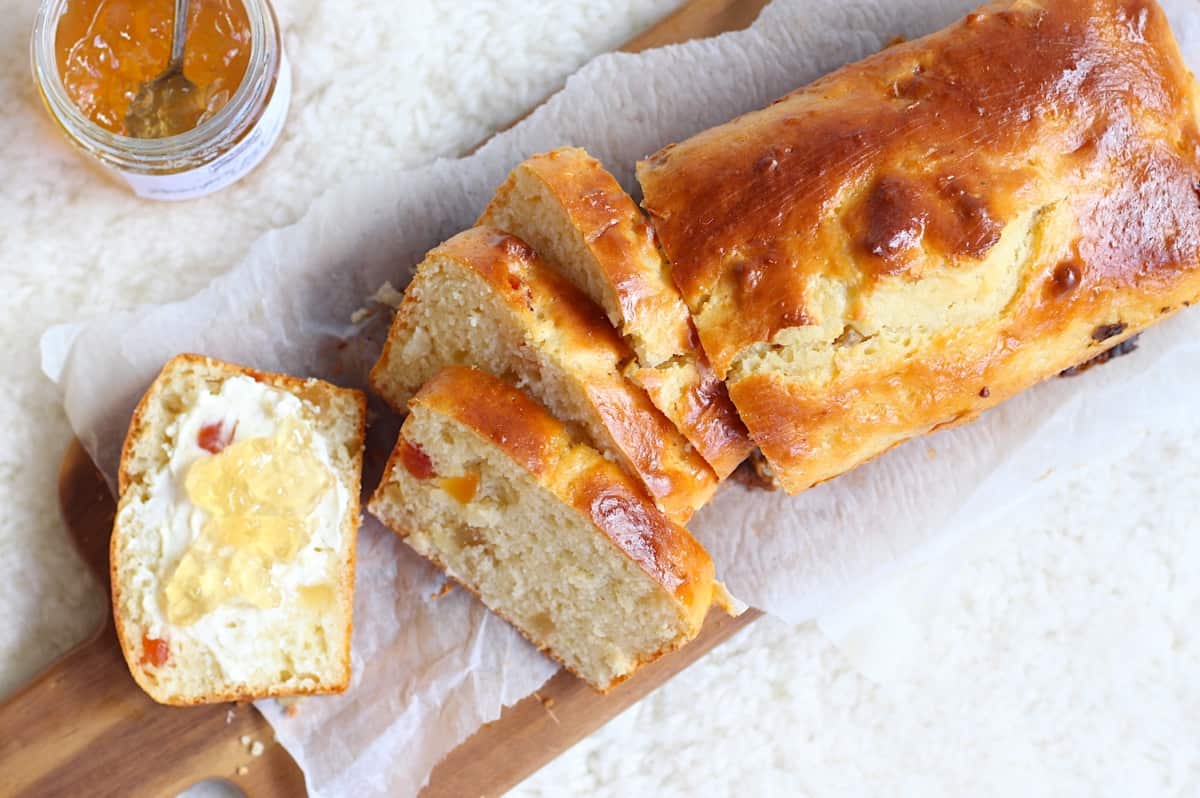 Tropische kwarkcake