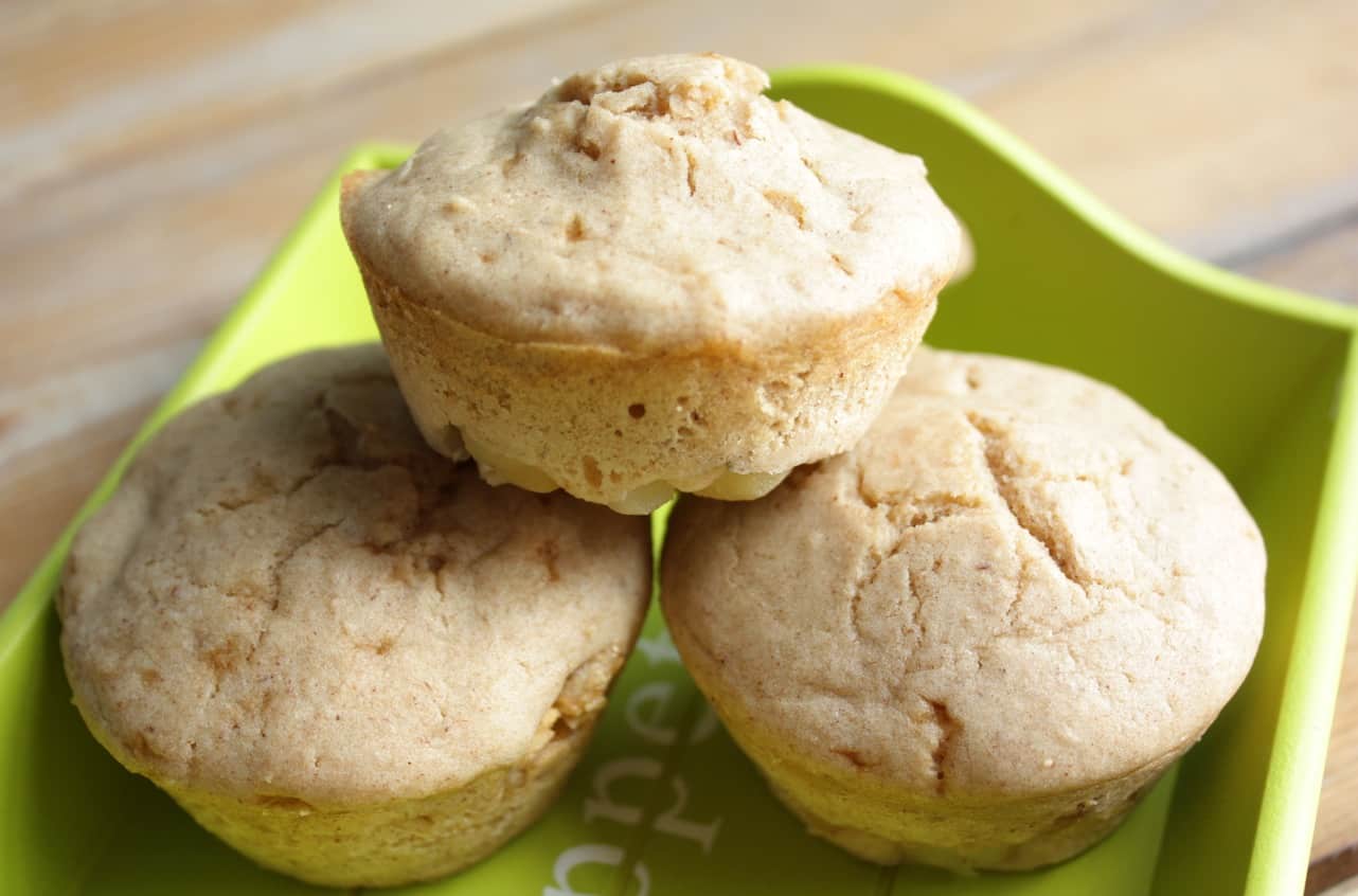 Boekweitmuffins met appel en yoghurt