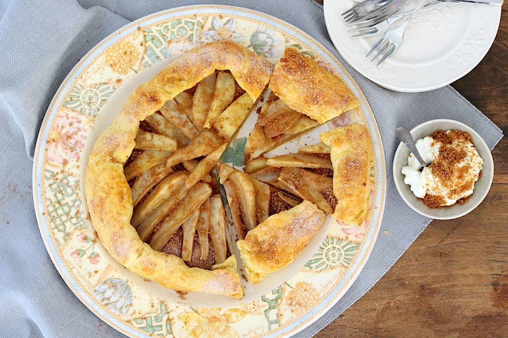 Perengalette met mascarpone en speculaas